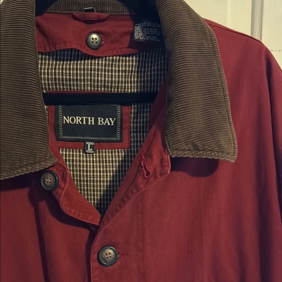 North Bay Men's burgundy Jacket - Picture 2 of 6